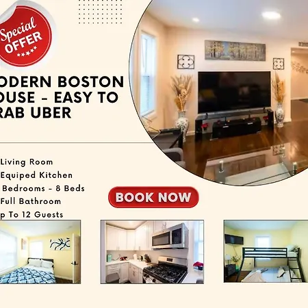 30-1 - 4Br Boston - Cozy Apt Near Geneva Cliffs Exterior photo