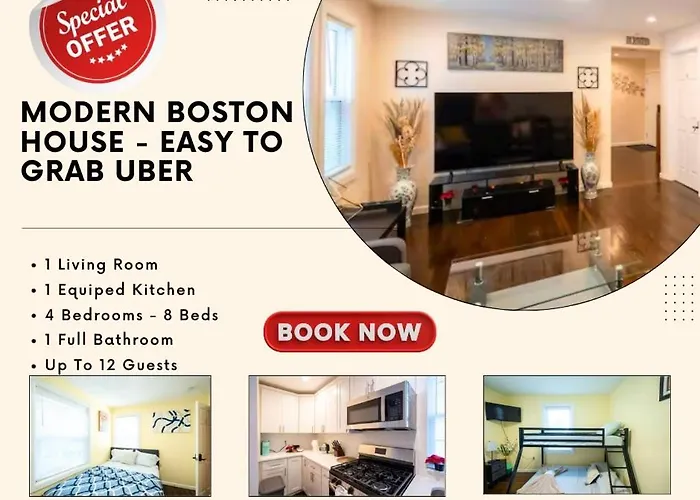 30-1 - 4Br Boston - Cozy Apt Near Geneva Cliffs